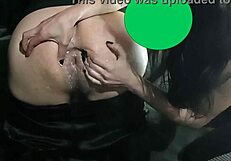 my girlfriend shoves banana deep in my ass for fun