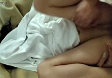 Skinny latina teen sidechick takes homemade pounding and cumshot