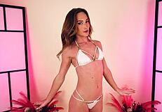 trying my top 4 bikinis and thongs feel so teasing hannahjames710