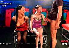 Unleash the sticky chaos of bukkake 39 with relentless blowbang facials drenching eager faces