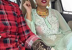 First time fucking my wife's sexy sister in car doggystyle rough!