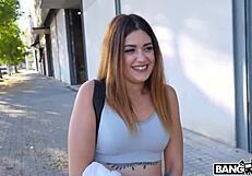 Andrea lapiedra shy twerks asshole riding dick bangbros outdoor