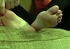 Intense Foot Fetish Worship And Toe Sucking Session