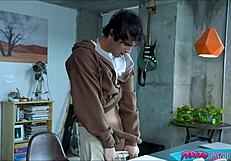 Pervstepbro's Huge Cock Stretches Teen Stepsis Pussy Wide Open