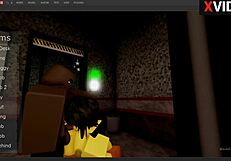 Chika FNAF1 FUCKS Monster COCK in Roblox Studio!