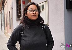 damn lana villafuerte's busty latina curves and hairy pussy in kinky casting had me hooked