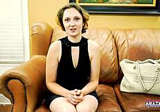 wanna see this brunette suck cock then take wet pussy and ass pounding?