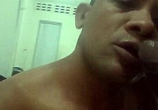 damn check this brazilian ass with dildo play