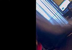 Yo this thick ass latina with braces takes monster bbc training from friend doggystyle.