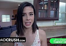 Stepdaughters Deepthroat Daddy to Save Marriage from Wife Blues