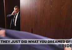 blonde cougar milf bends over sofa for intense assfucking doggystyle pounding