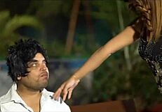 Hot Indian porn model fucked hard by bihari babu