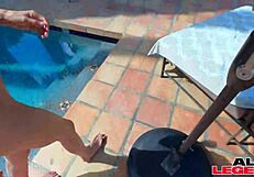 Kinky Milf Shay Sights Takes Raw Cock Pounding By Her Outdoor Pool