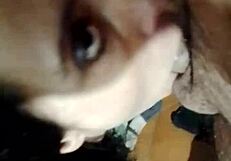 Tremenda argentina milf gives sloppy blowjob and masturbates big ass with toys!