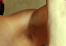 after shower sex with blonde babe cowgirl riding and wet pussy licking outdoors