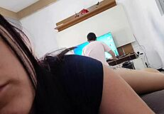 Showing My Ass to Technician for Raw Sex