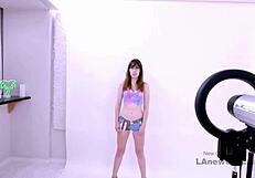 😍 wow this shy gorgeous model gets pounded hard in her audition on sofa!