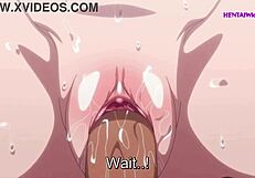 Perverted Hentai Secretary with Massive Tits Gets Fucked and Licked by Horny Boss