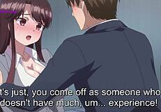 Perverted Hentai Secretary with Massive Tits Gets Fucked and Licked by Horny Boss