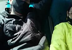 bus blowjob turns into creampie fuck, you ready blakeproductions?