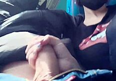 bus blowjob turns into creampie fuck, you ready blakeproductions?