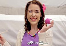 Tiny4k Alice Merchesi petite redhead fucked mid art