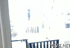 feeling callie calypso's small tits bounce in hardcore pov doggystyle fuck