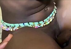 Stepbrother pounds black beauty doggystyle hard!