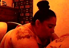 BBW Carlee's Massive Fat Ass And Huge Curves In Steamy Blowjob Action