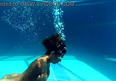 What If Juicy Canadian Milf Heidi Dives Underwater for Secret Pool Pleasures?