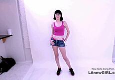 Ravishing Brunette Goddess Fucked Raw In Modeling Audition Cum Swallow Finale!