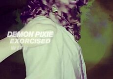 Wifebucket's Demon Pixie MILF SCREAMS Riding HUGE COCK Outdoor Halloween!