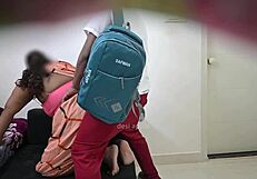 i bend over this milf student for deep doggy creampie