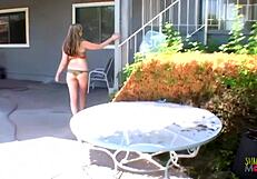 White MILF Haley Scott Takes Interracial Threesome Anal Double Penetration