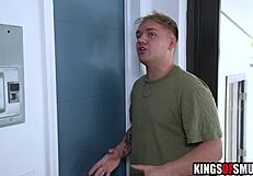 stepsis spreads pussy for bro's tongue and hard cock pounding!!