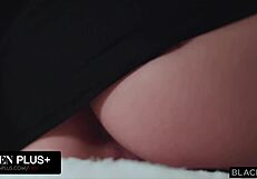 Tiny Tight Blonde Chloe Temple Takes Monster BBC Doggystyle Cowgirl Cumshot!