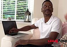 busty stacey saran drilled deep by black monster cock in interracial assfucking frenzy