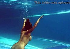 What If Juicy Canadian Milf Heidi Dives Underwater for Secret Pool Pleasures?