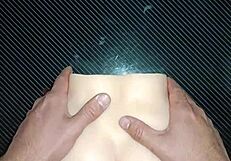 candy bent over doggystyle assfucked hard creampied on huge ass