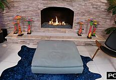 Mickey Violet Fills Tight Hole with Bro's Best Friend Cum