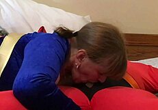 Super Granny Deepthroats Mr Incredible In Cosplay Suckfest!