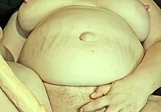 Milf's Dripping Wet Pussy Stretched Wide by Foot Fucking Action