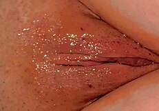 Amateur shaved pink pussy 228 days post virginity loss