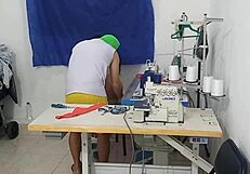 i gave in to coworker temptation letting him explore during massage