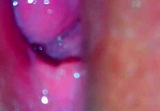 Husband Teases Wife's Juicy Pussy Up Close