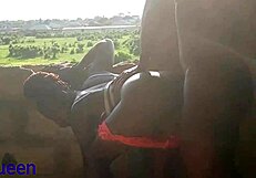 itxqueen slurps switcock's monster bending over for doggystyle pussy lips screaming