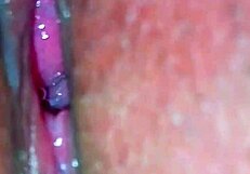 Husband Teases Wife's Juicy Pussy Up Close