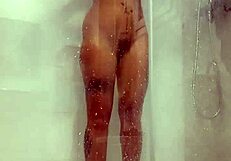 OMG, Doesn't This Hot Teen Look Irresistible Dildoing in the Steamy Shower?!
