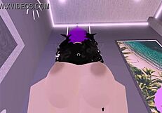 Latina Baddie Rides Huge Cock in Asia Roblox Sex Tape