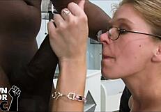 Jenny Leigh Trades Cuckold Humiliation for Massive BBC Down Her Throat